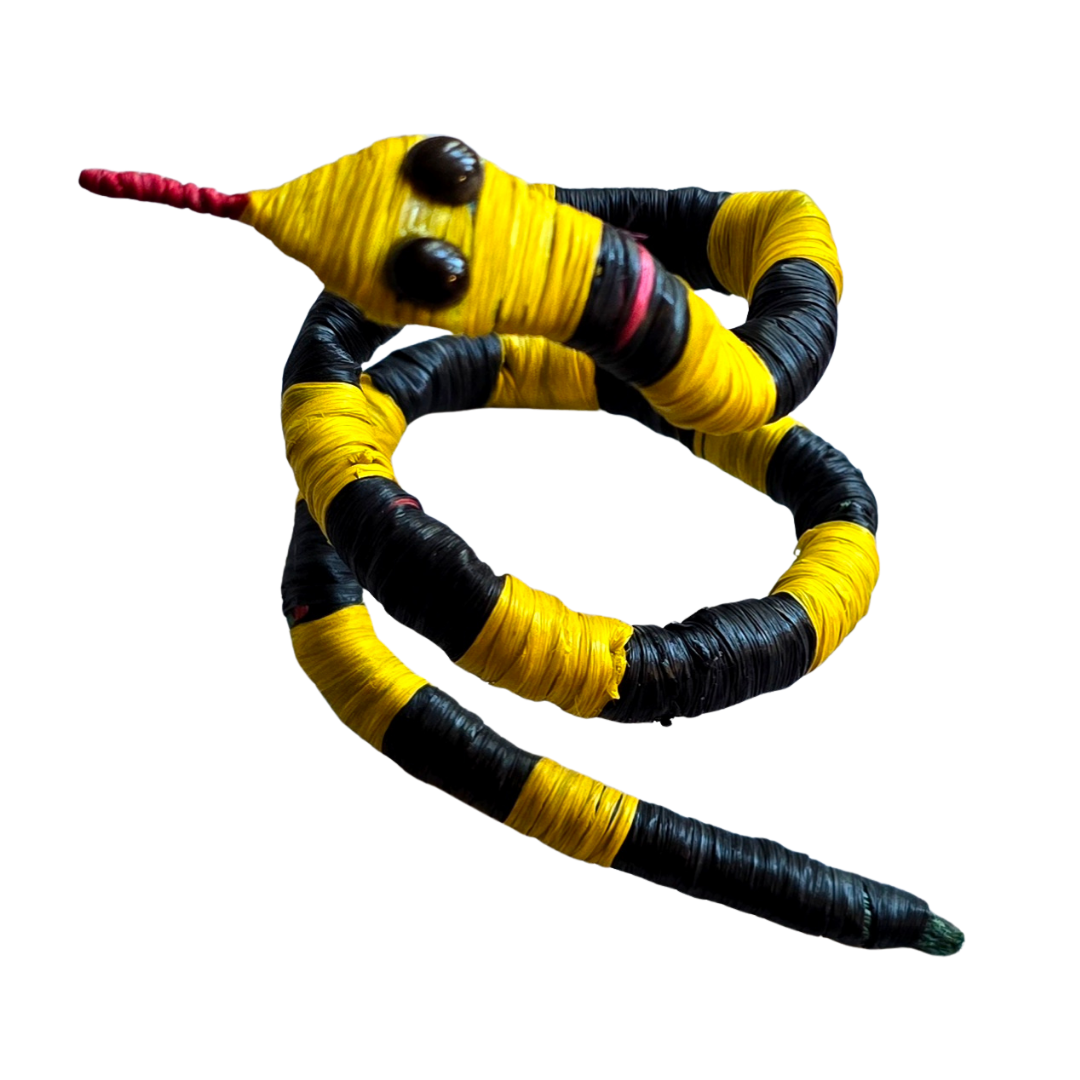 FANTASY BANDED SNAKE FAIR-TRADE CHRISTMAS TREE ORNAMENT FROM THE PERUVIAN AMAZON - Amazon Ecology