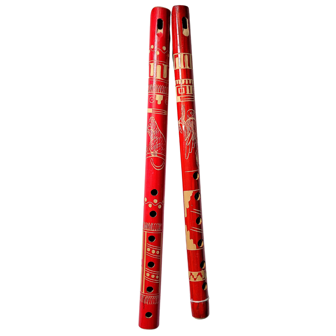 Single color bamboo flutes - made by Amazon artisans - Amazon Ecology