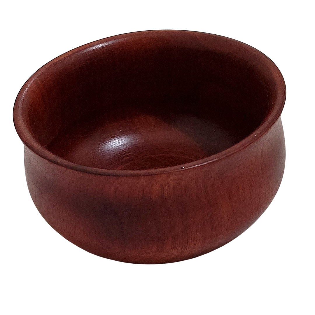 Palo sangre & cumaceba wood bowls - hand made by Peruvian Amazon artisan - Amazon Ecology