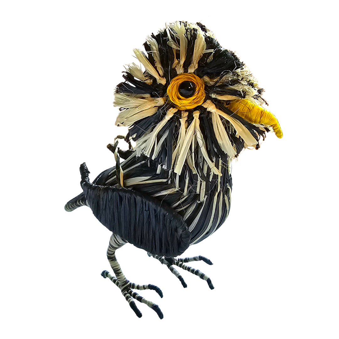 FANCIFUL OWLS - FAIR-TRADE CHRISTMAS TREE BIRD ORNAMENT - WOVEN BY PERUVIAN AMAZON ARTISAN - Amazon Ecology