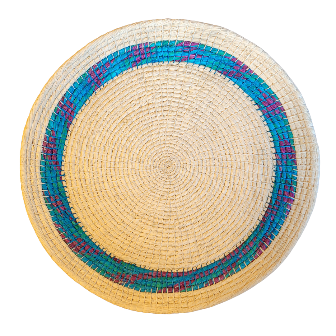 Fruit Swirl Ring - Fair Trade Basket - Handmade by Peruvian Amazon artisan - Amazon Ecology