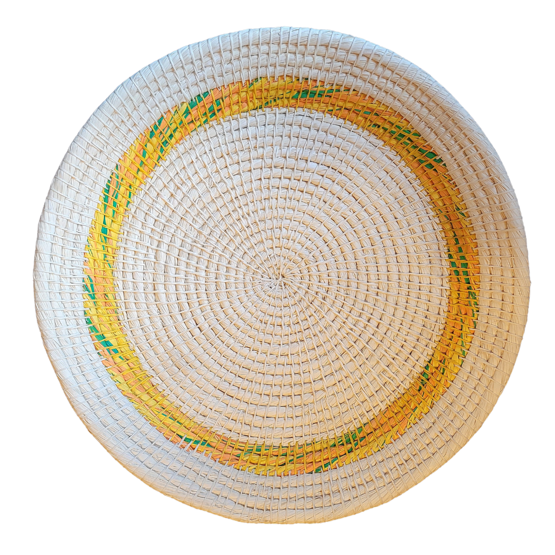 Fruit Swirl Ring - Fair Trade Basket - Handmade by Peruvian Amazon artisan - Amazon Ecology
