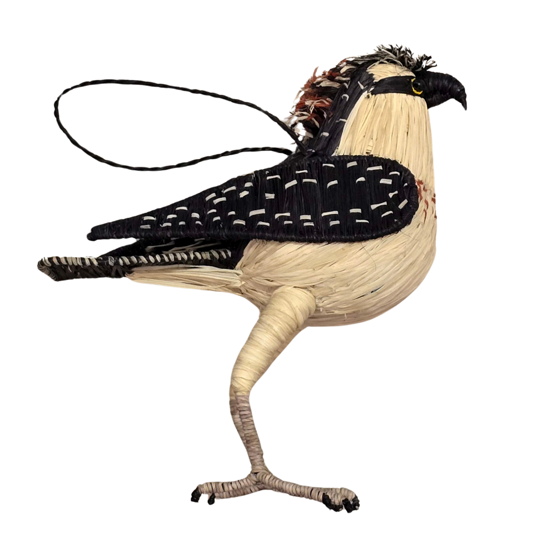 OSPREY BIRD - FAIR-TRADE CHRISTMAS TREE ORNAMENT - WOVEN BY PERUVIAN AMAZON ARTISAN - Amazon Ecology