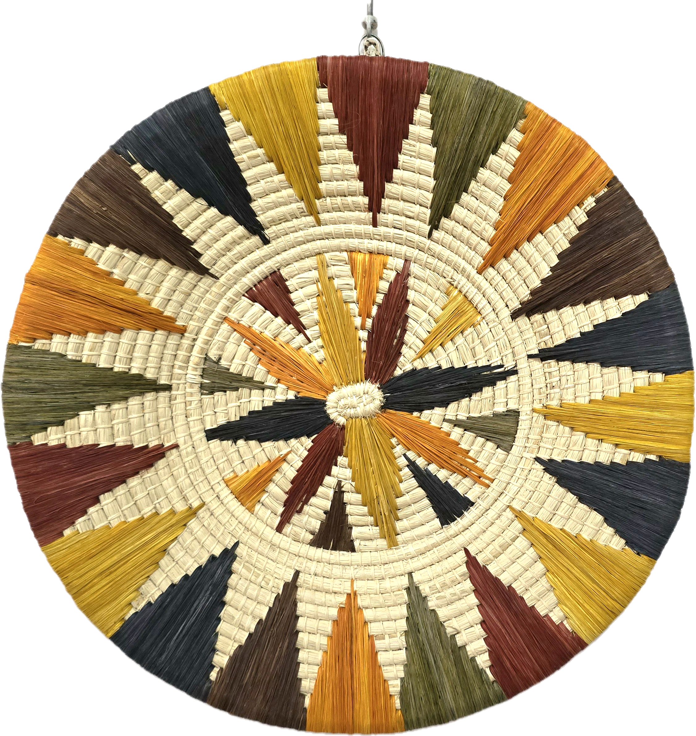 Earth-tone star and chevrons Fair Trade Basket - Handmade by Peruvian Amazon artisan - Amazon Ecology