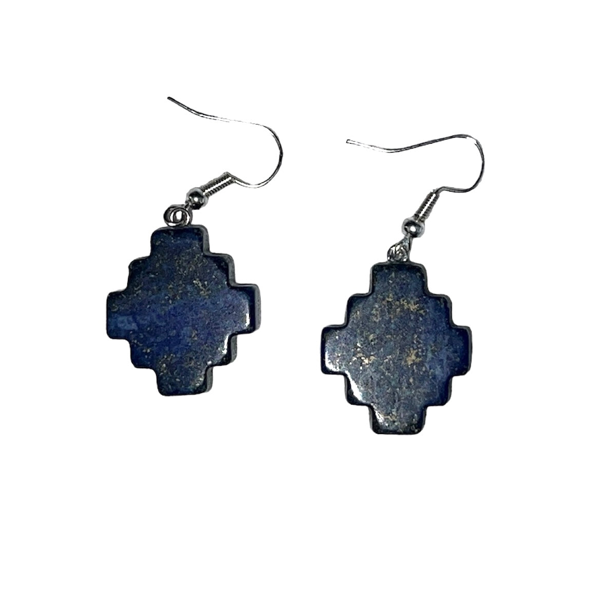 Lapis Lazuli Earrings - Made by Peruvian Amazon Artisan - Amazon Ecology