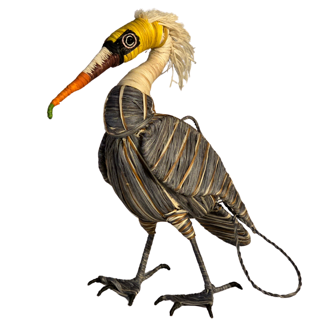 PELICAN BIRD FAIR-TRADE CHRISTMAS TREE ORNAMENTS - WOVEN BY PERUVIAN AMAZON ARTISAN - Amazon Ecology