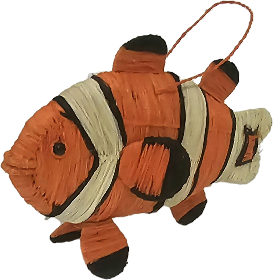 Fish woven chambira tree ornament from the Peruvian Amazon - Amazon Ecology