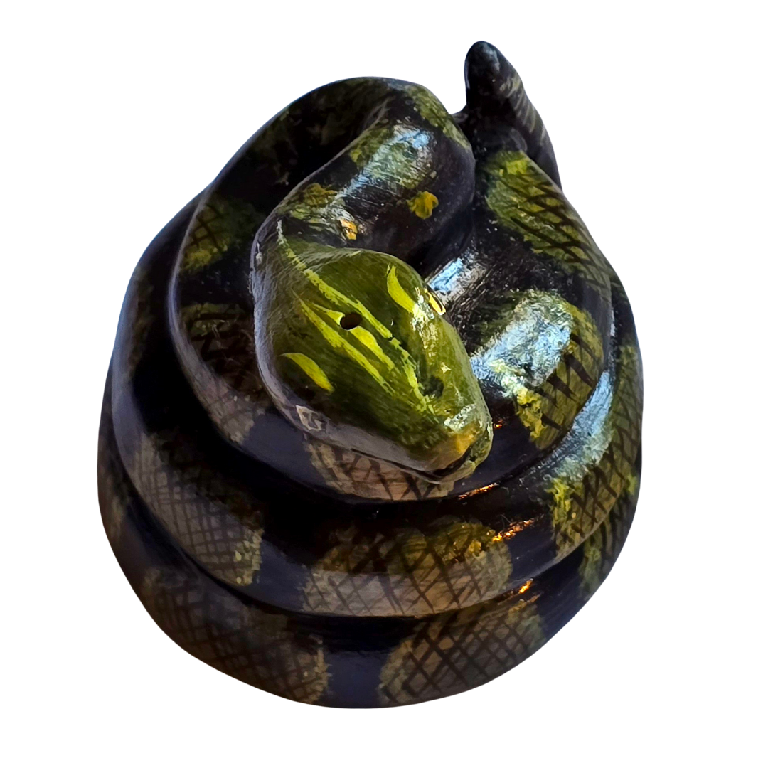 FAIR -TRADE CERAMIC AMAZON WILDIFE INCENSE BURNERS - MADE BY PERUVIAN AMAZON ARTISAN - Amazon Ecology