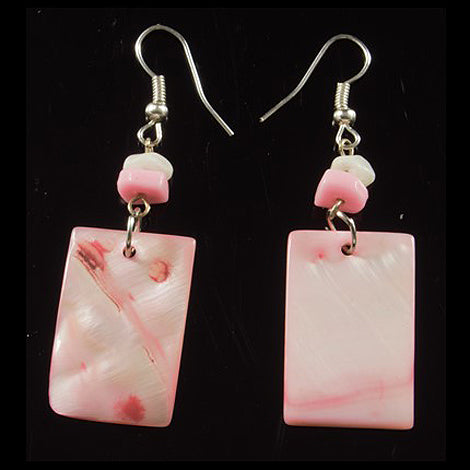 Nakar Shell Earrings, various colors - Amazon Ecology