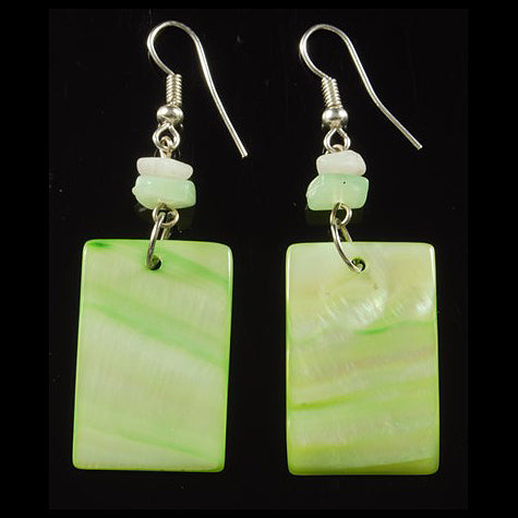 Nakar Shell Earrings, various colors - Amazon Ecology