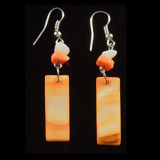 Nakar Shell Earrings, various colors - Amazon Ecology