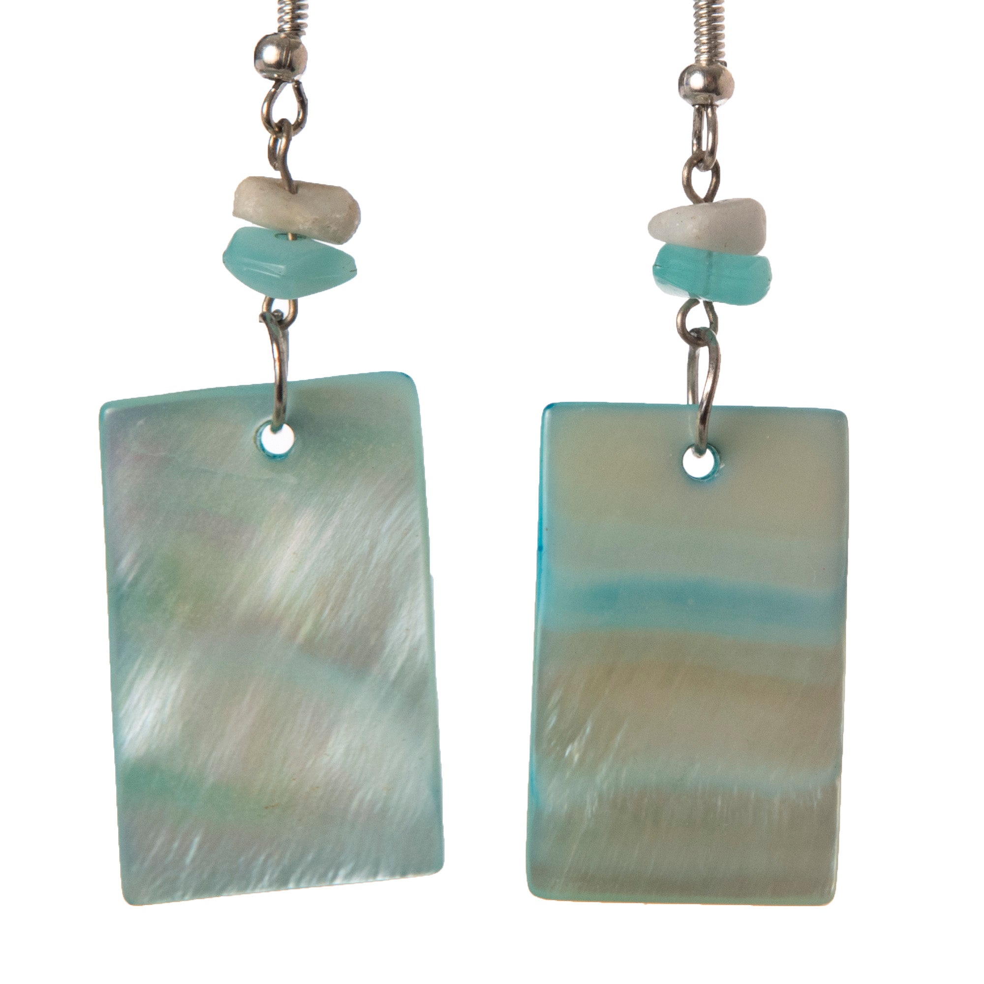 Nakar Shell Earrings, various colors - Amazon Ecology