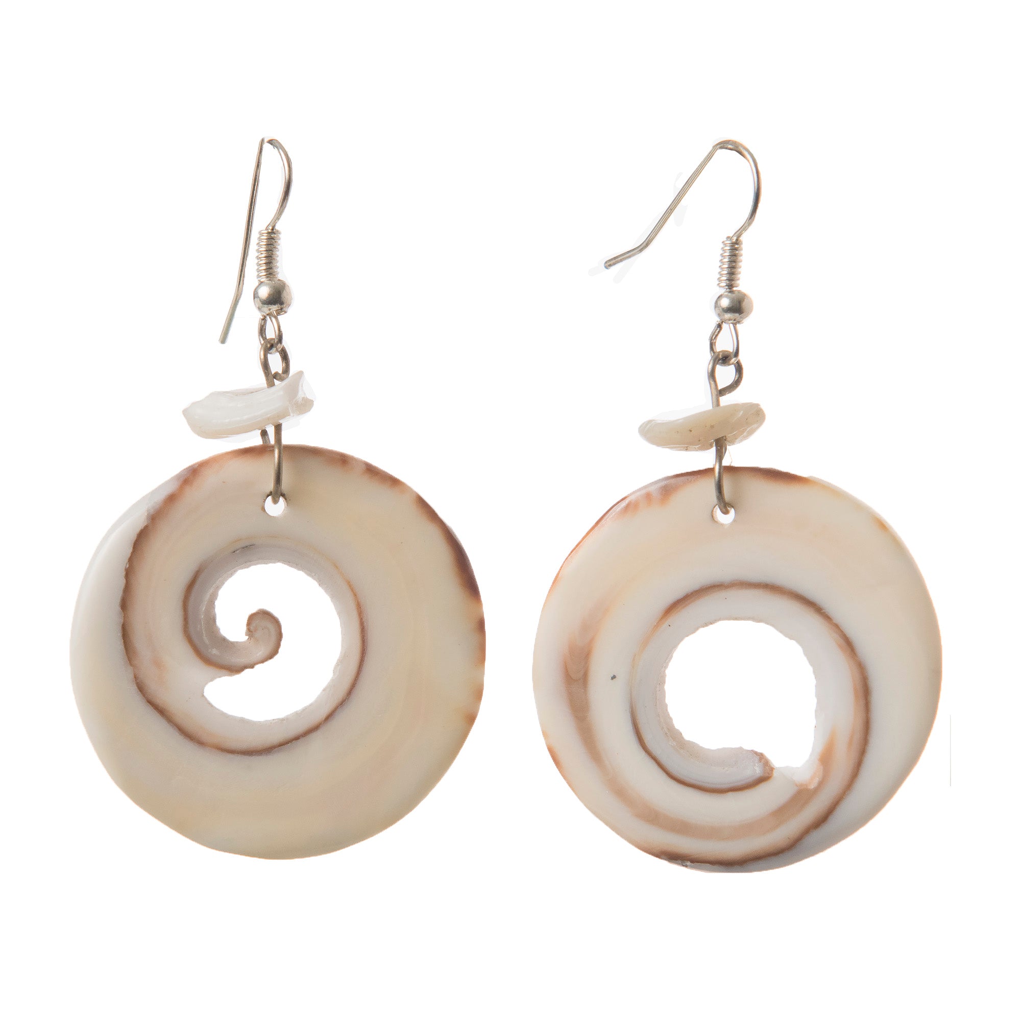 Nakar Shell Earrings, various colors - Amazon Ecology