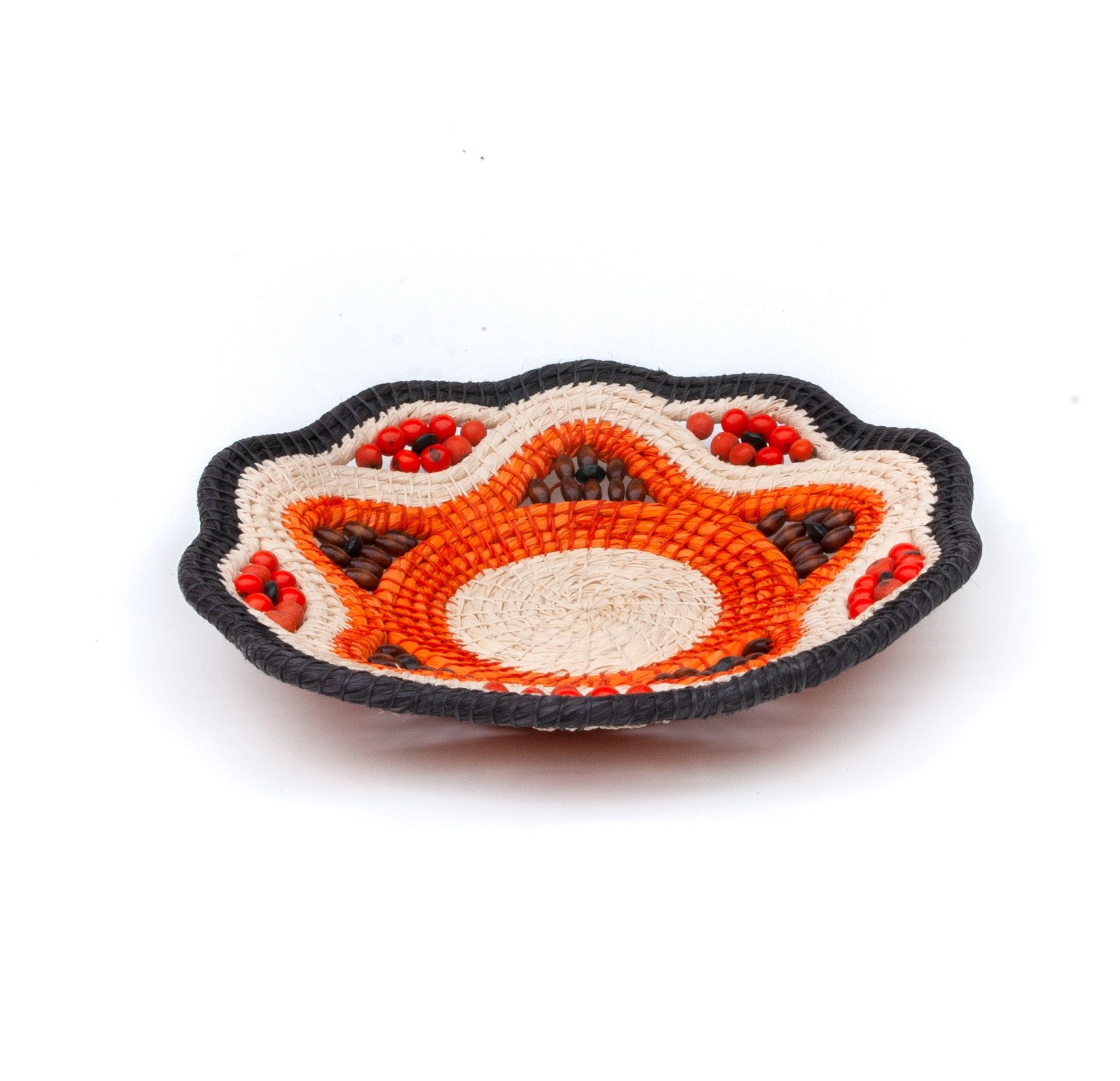 HALLOWEEN SPIRIT - HANDMADE CHAMBIRA PALM FIBER BASKET - WOVEN BY ARTISAN FROM PERUVIAN AMAZON - Amazon Ecology