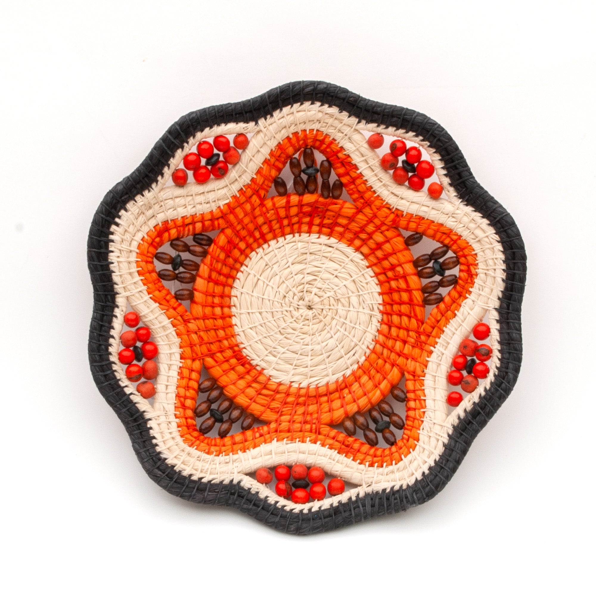 HALLOWEEN SPIRIT - HANDMADE CHAMBIRA PALM FIBER BASKET - WOVEN BY ARTISAN FROM PERUVIAN AMAZON - Amazon Ecology