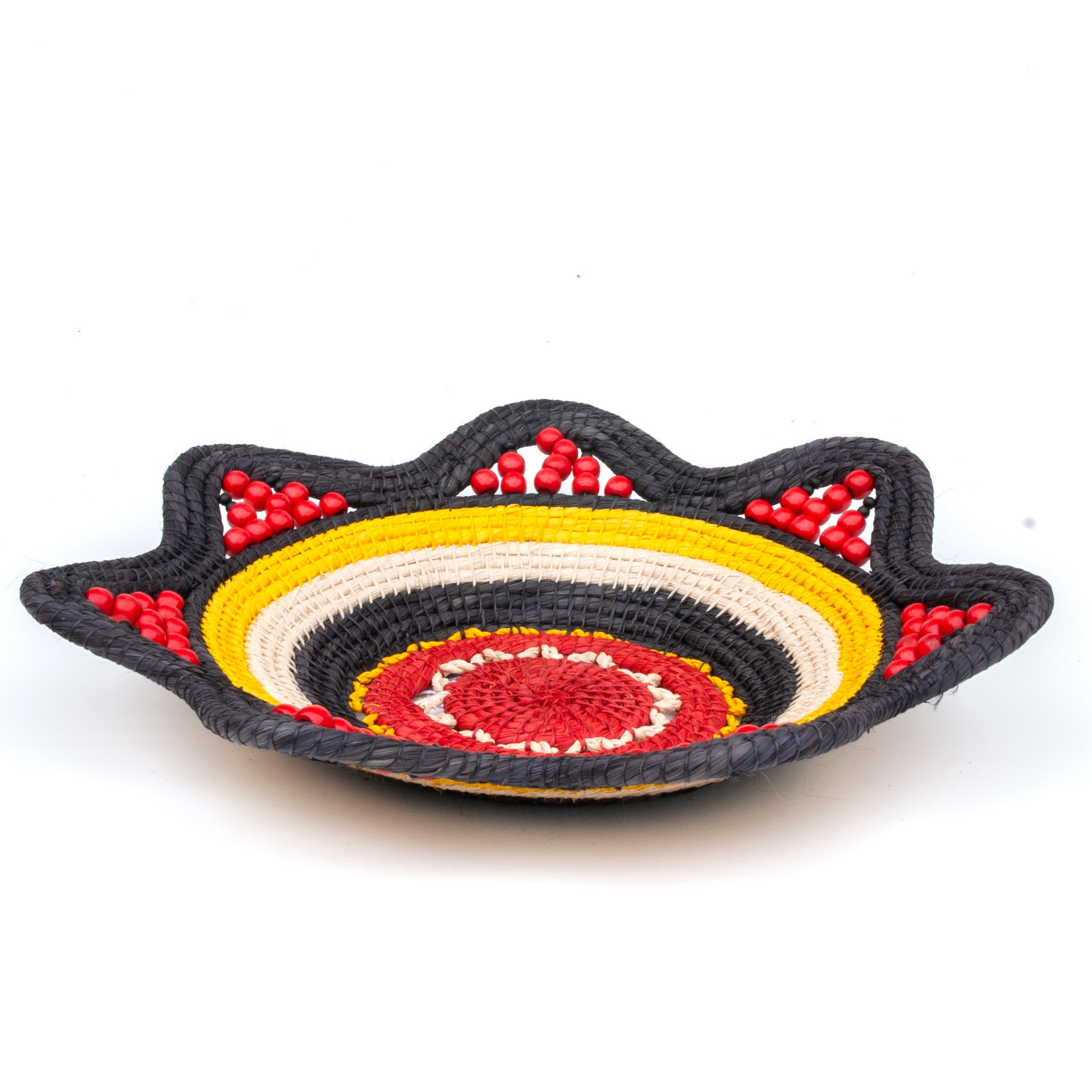 Midnight Sun - Stunning Decorative Basket - Fair Trade and Hand made by Peruvian Amazon artisan - Amazon Ecology