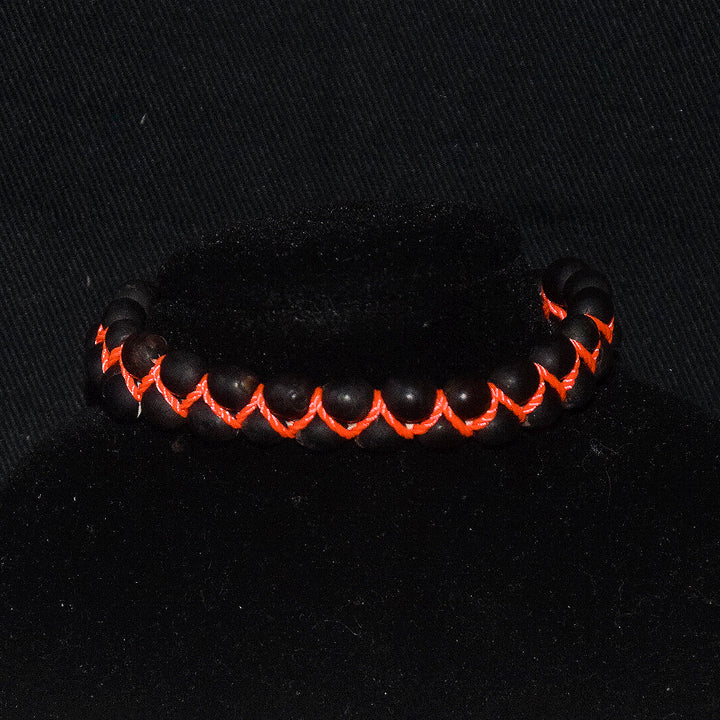 Three-row achira seed bracelet made by Peruvian Amazon artisan - Amazon Ecology
