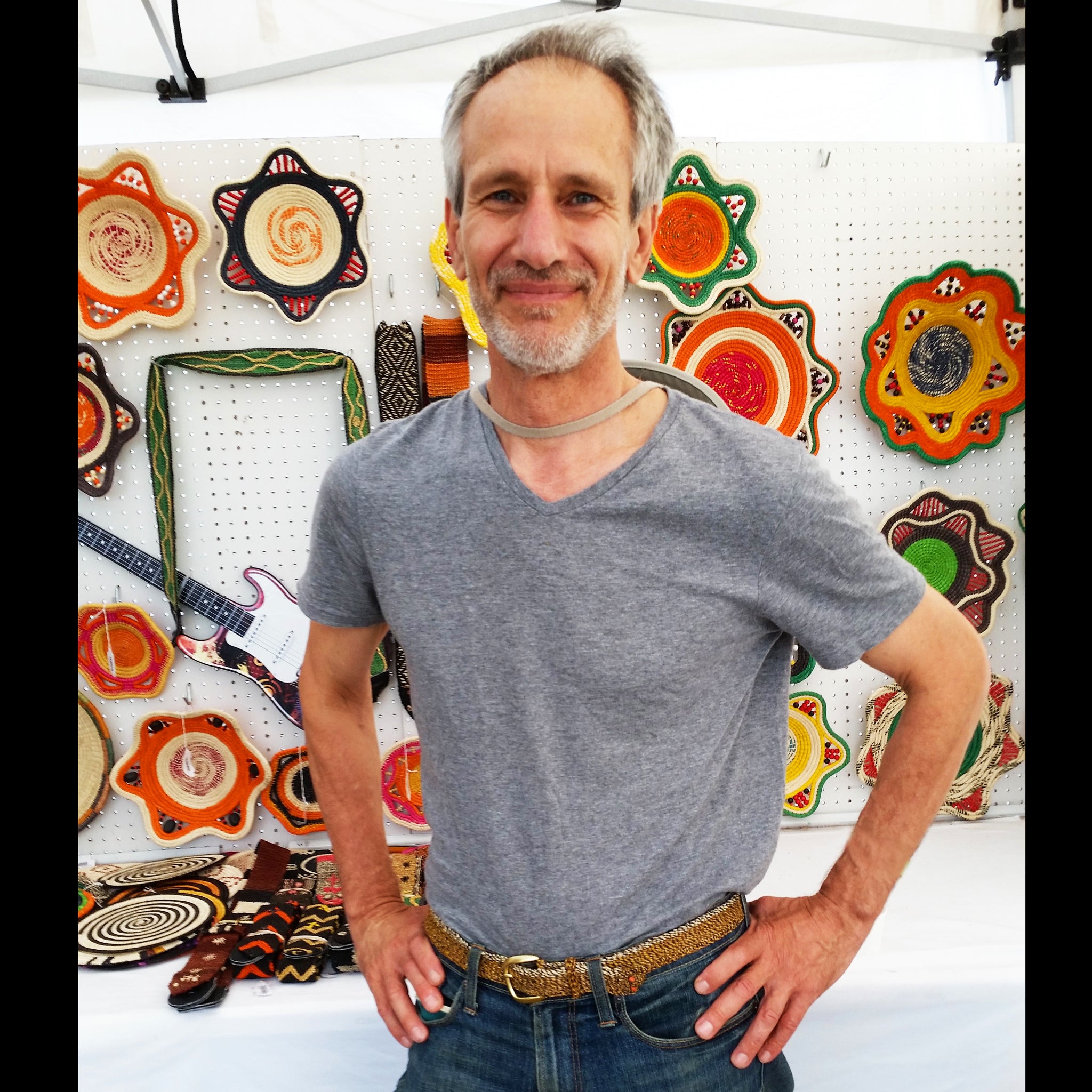 FAIR -TRADE HAND-MADE BELT CASCABEL TROPICAL RATTLESNAKE PATTERN- WOVEN BY PERUVIAN AMAZON ARTISAN - Amazon Ecology