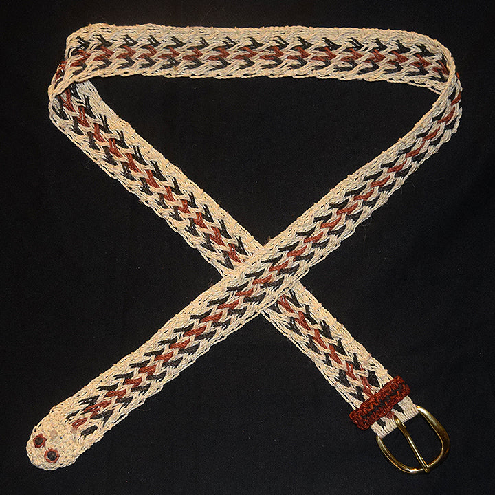 FAIR -TRADE HAND-MADE BELT BUSHMASTER - SHUSHUPE PATTERN 2- WOVEN BY PERUVIAN AMAZON ARTISAN - Amazon Ecology