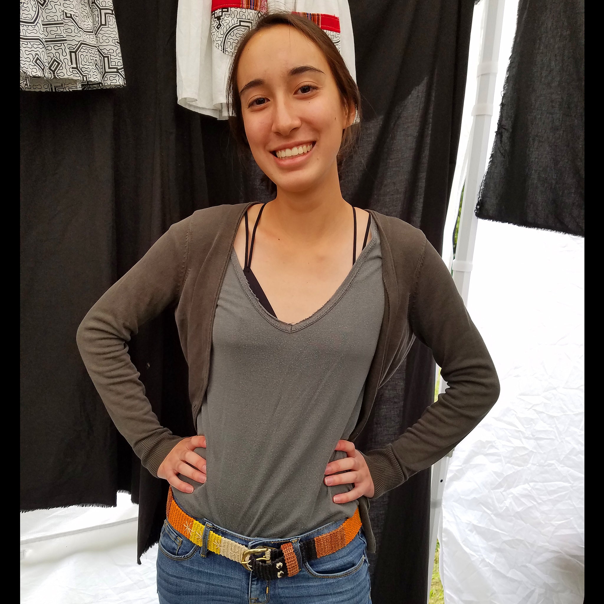 FAIR -TRADE HAND-MADE BELT - 5 COLOR CORAL SNAKE - WOVEN BY PERUVIAN AMAZON ARTISAN - Amazon Ecology