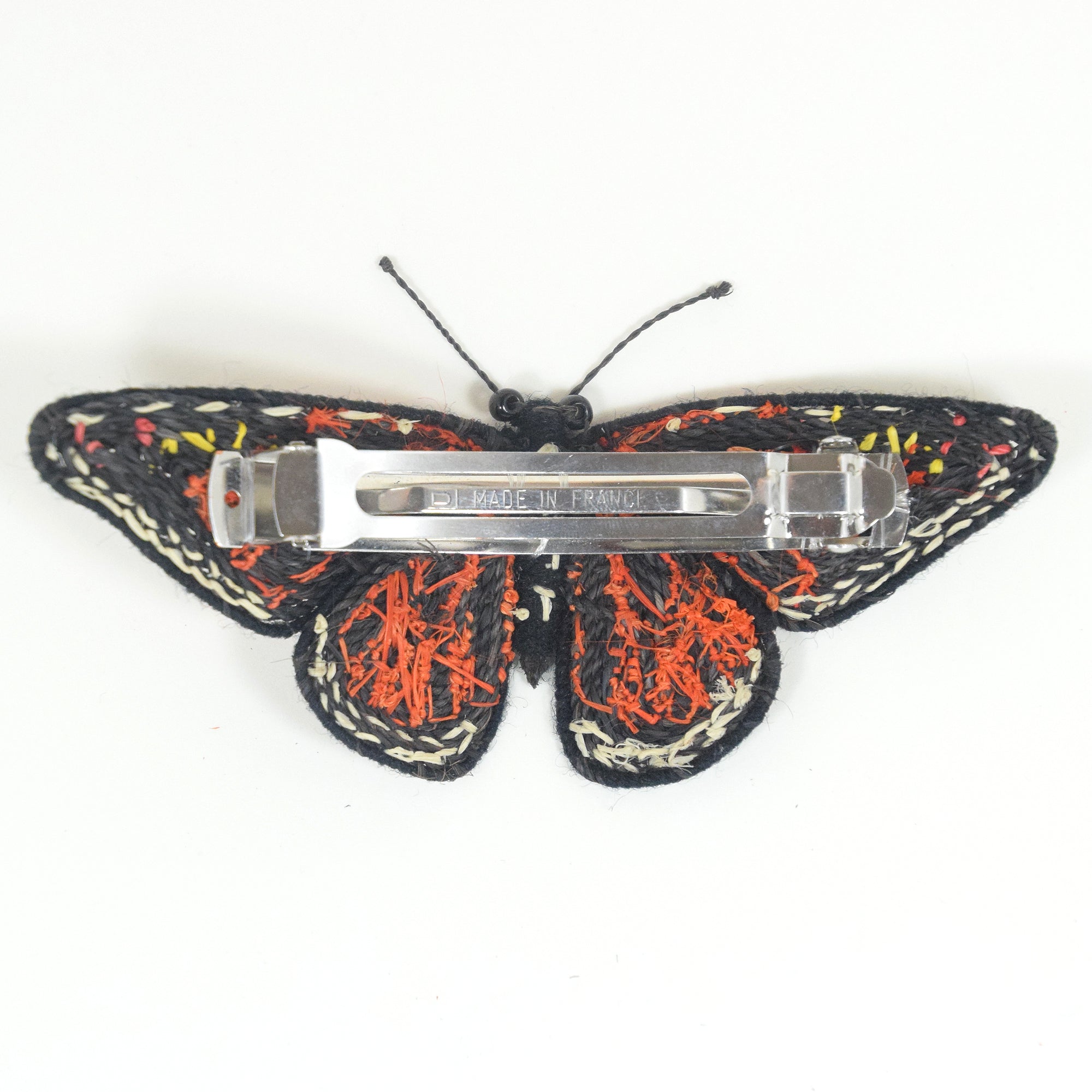 Woven butterfly hair barrettes - Amazon Ecology