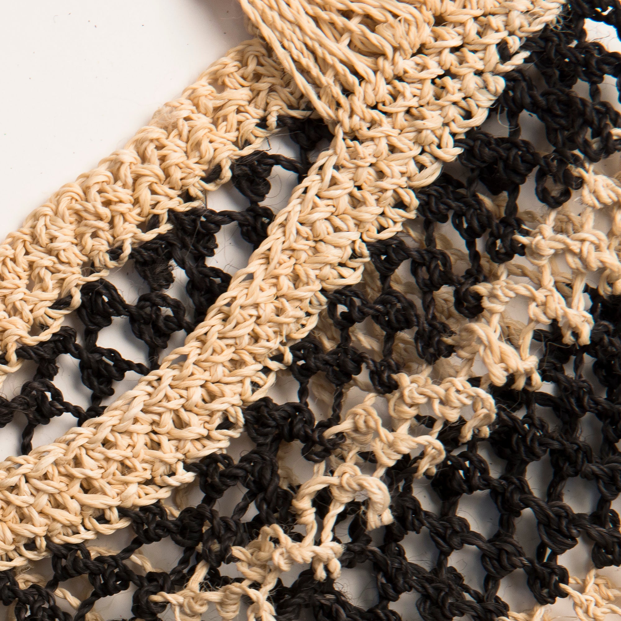 Handmade Open Weave Striped Double Strap Bags from the Peruvian Amazon - Amazon Ecology