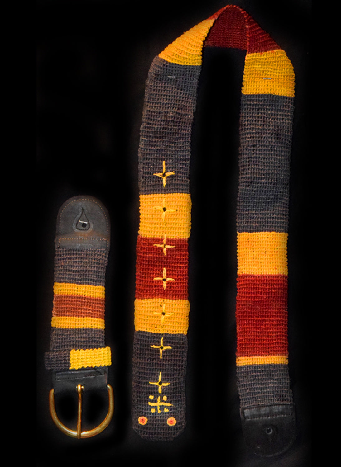 Large and bass guitar strap