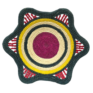 Midnight Sun - Stunning Decorative Basket - Fair Trade and Hand made by Peruvian Amazon artisan