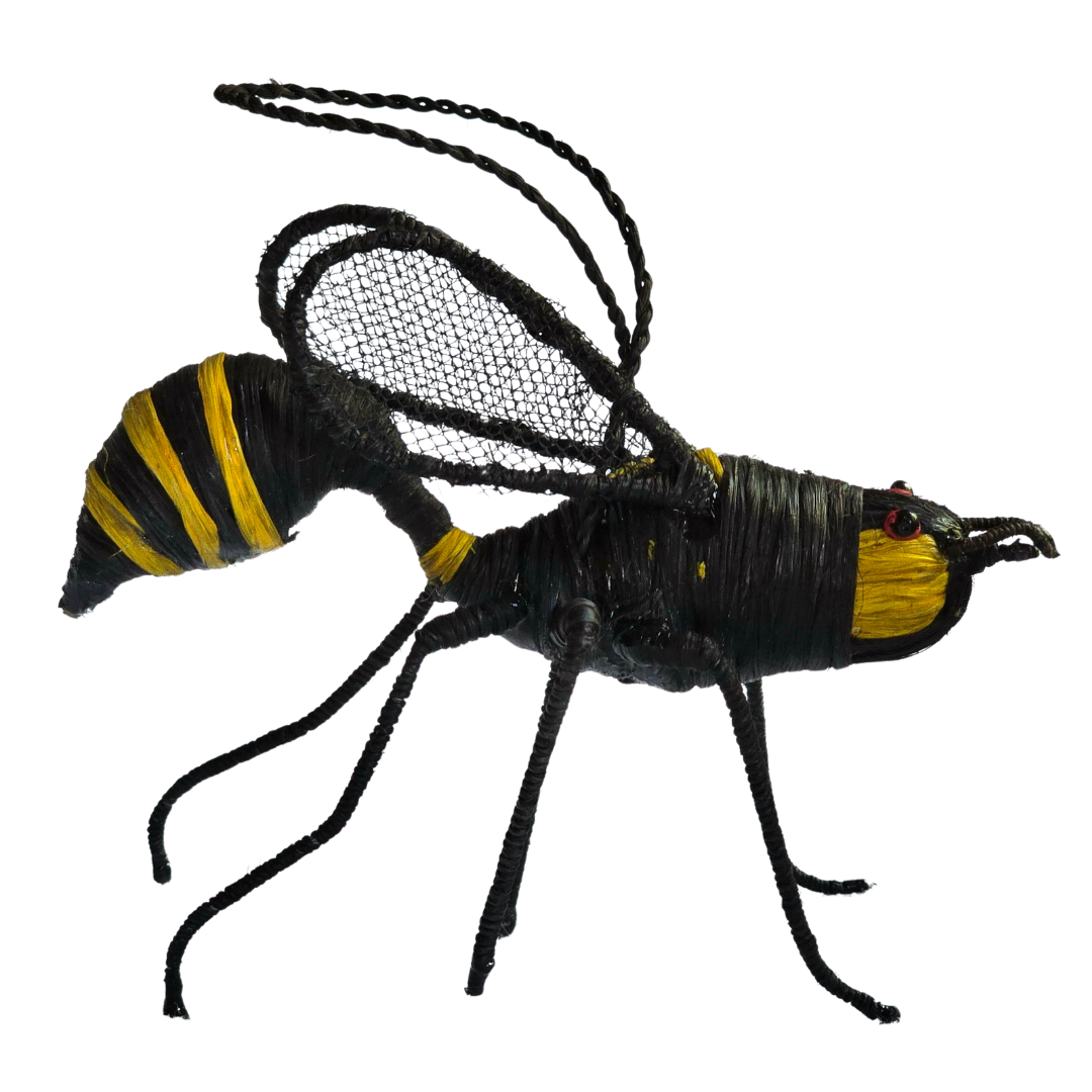 WASP INSECT ORNAMENT - WOVEN BY PERUVIAN AMAZON ARTISAN