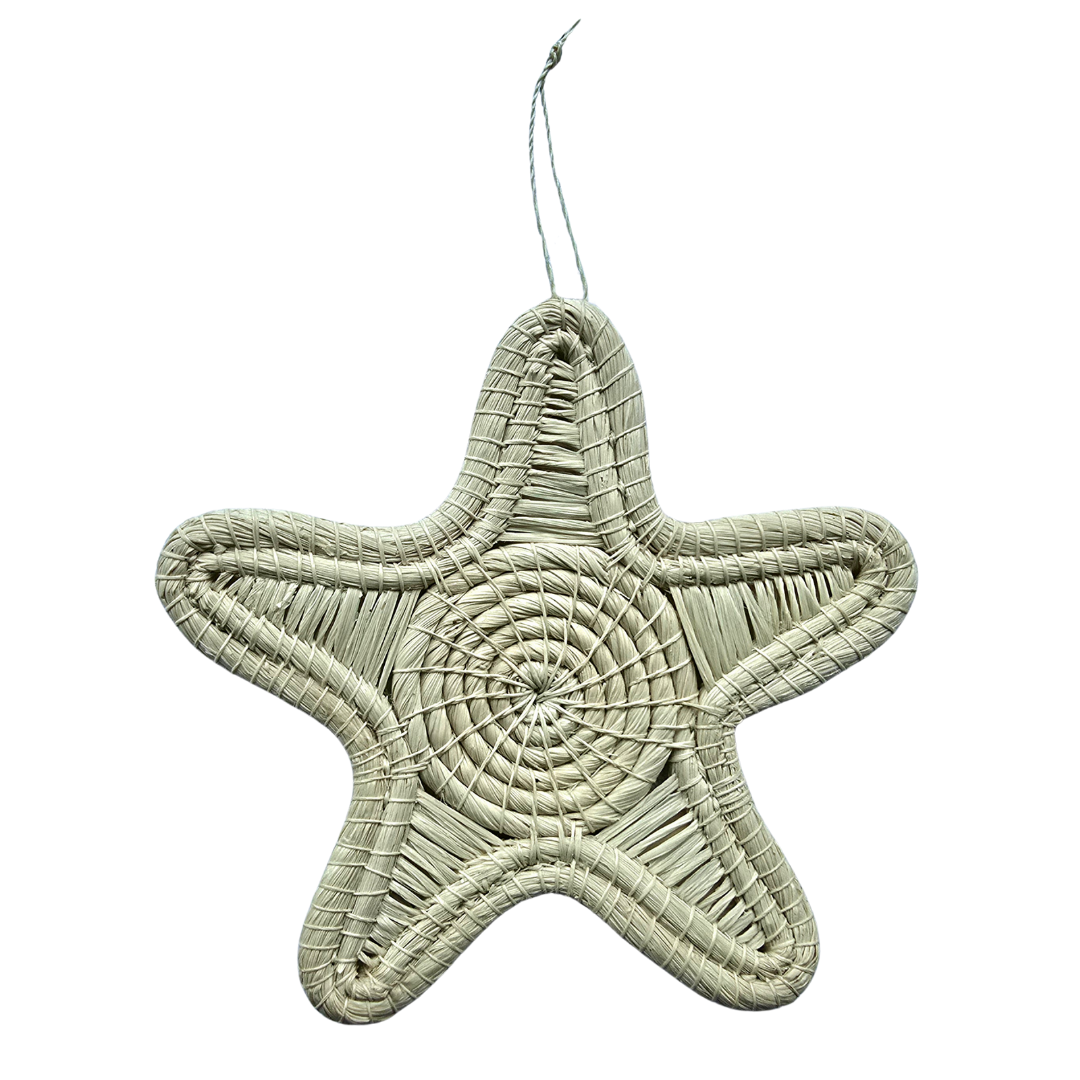 CHAMBIRA STAR - FAIR TRADE CHRISTMAS TREE ORNAMENT - WOVEN BY PERUVIAN AMAZON ARTISAN