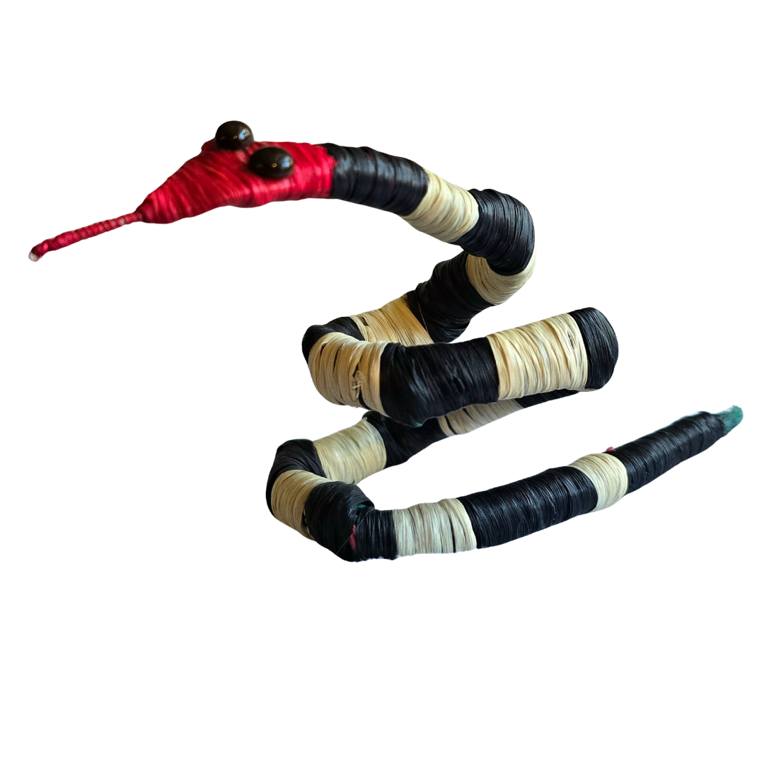 FANTASY BANDED SNAKE FAIR-TRADE CHRISTMAS TREE ORNAMENT FROM THE PERUVIAN AMAZON - Amazon Ecology