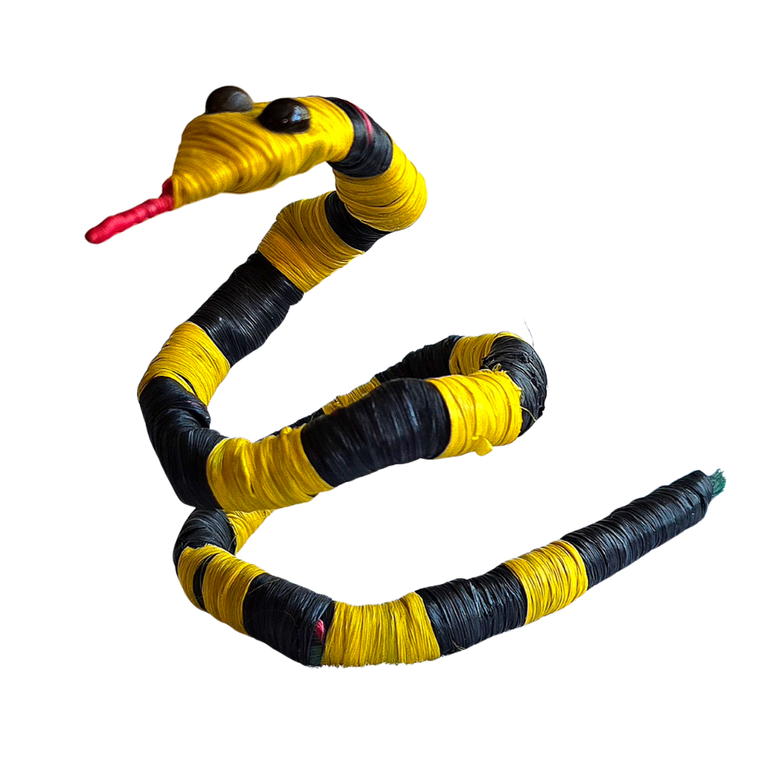 FANTASY BANDED SNAKE FAIR-TRADE CHRISTMAS TREE ORNAMENT FROM THE PERUVIAN AMAZON - Amazon Ecology