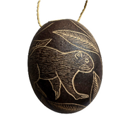 Paca and Agouti Mammal Calabash Christmas tree ornamentss - Amazon Ecology