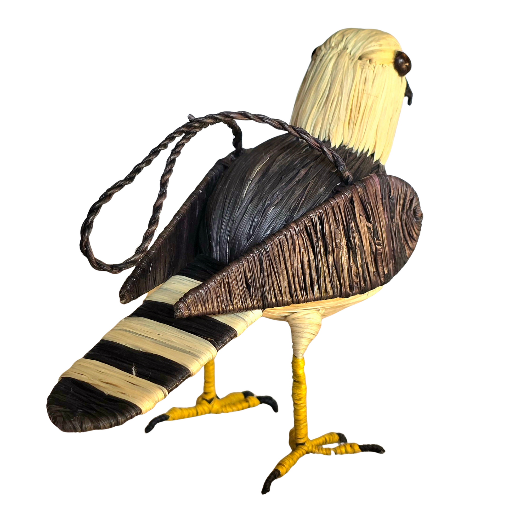 CARACARA BIRD ORNAMENT - MADE BY PERUVIAN AMAZON ARTISAN - Amazon Ecology