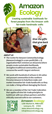 Amazon Ecology slim rack card - Amazon Ecology