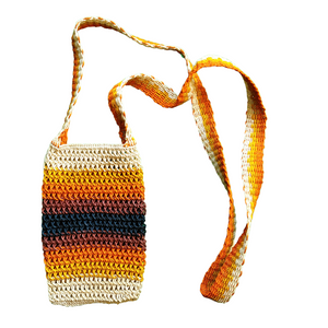 Colored stripe hand-made cell phone holders - made by Peruvian native artisans