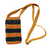 Black, orange and yellow striped hand-made cell phone holders - made by Peruvian native artisans