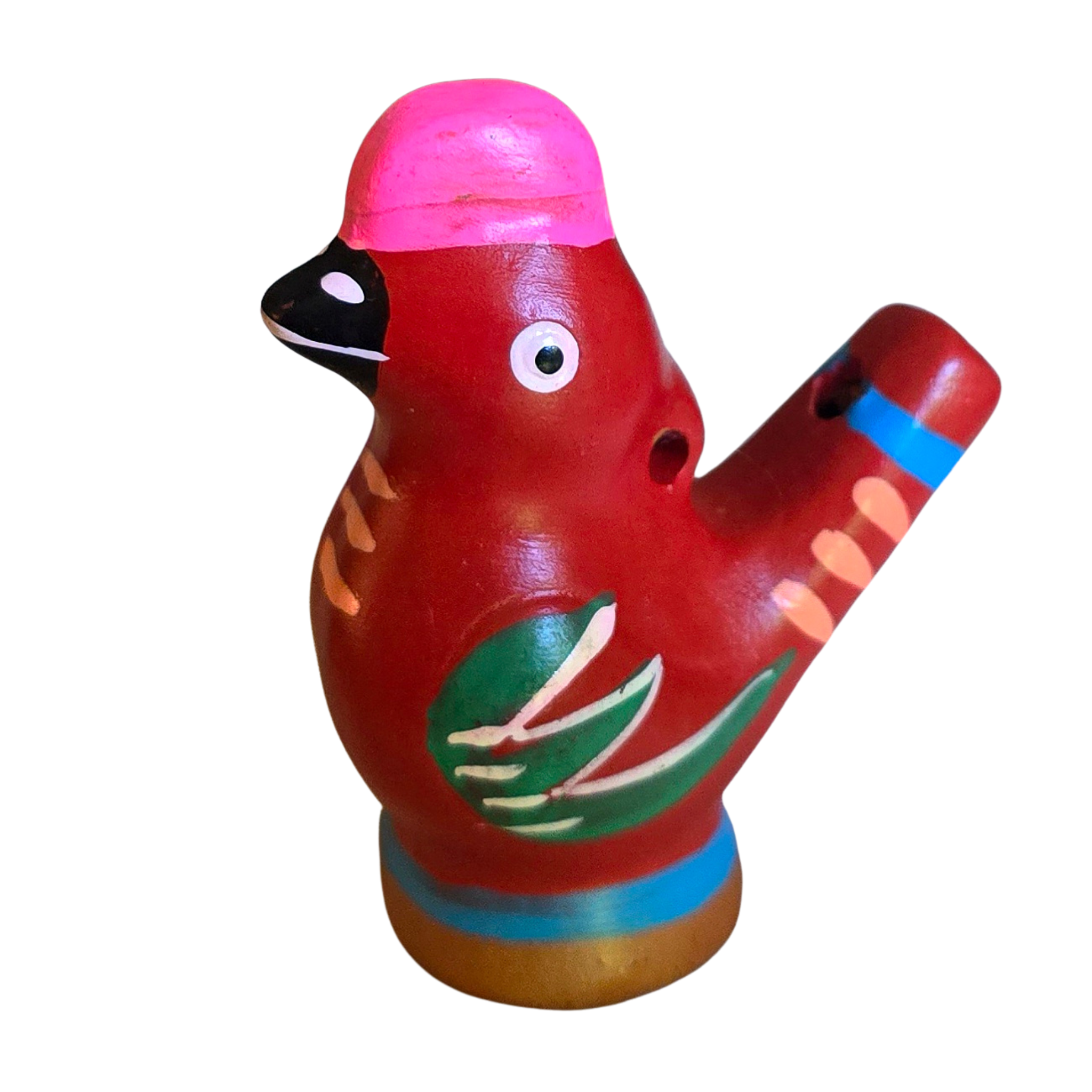 Rooster Ceramic bird water whistle from the Peruvian Amazon - Amazon Ecology