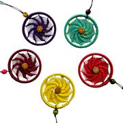 Dreamcatcher necklace with ayahuasca - made by artisans from the Peruvian Amazon - Amazon Ecology