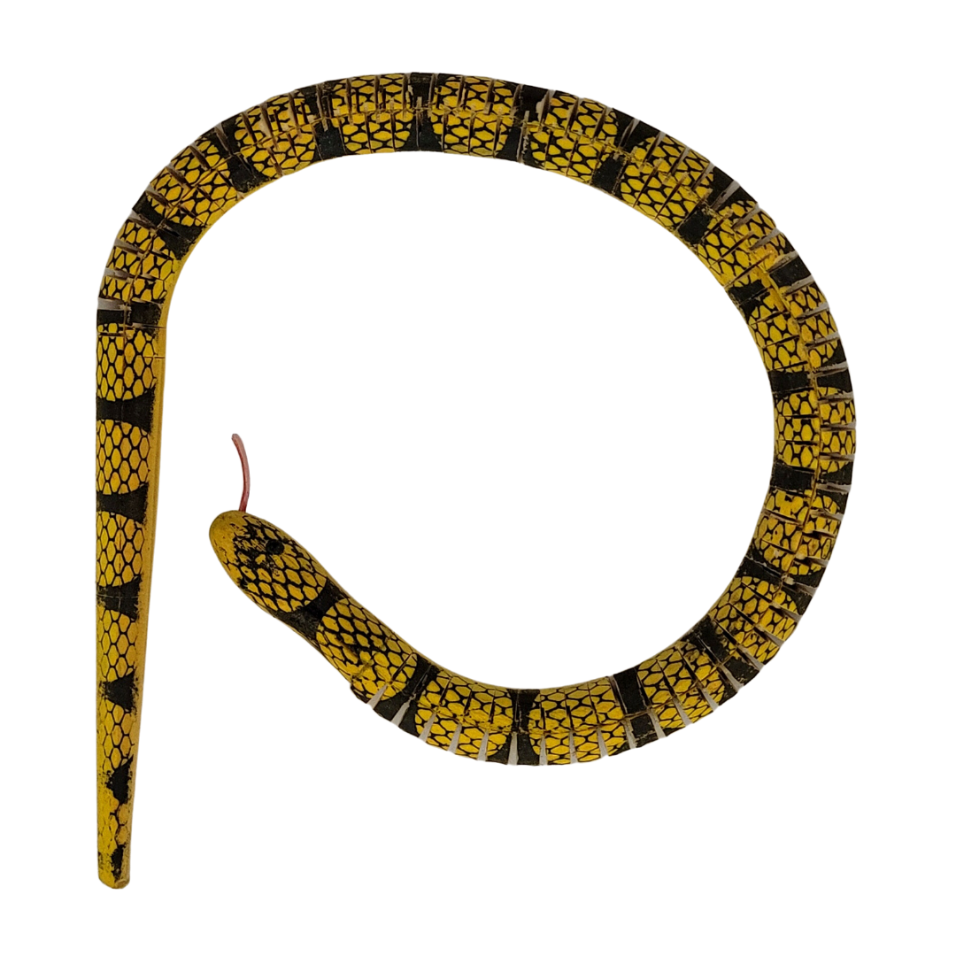 SLINKY WOODEN SNAKES - CARVED BY PERUVIAN AMAZON ARTISAN - Amazon Ecology