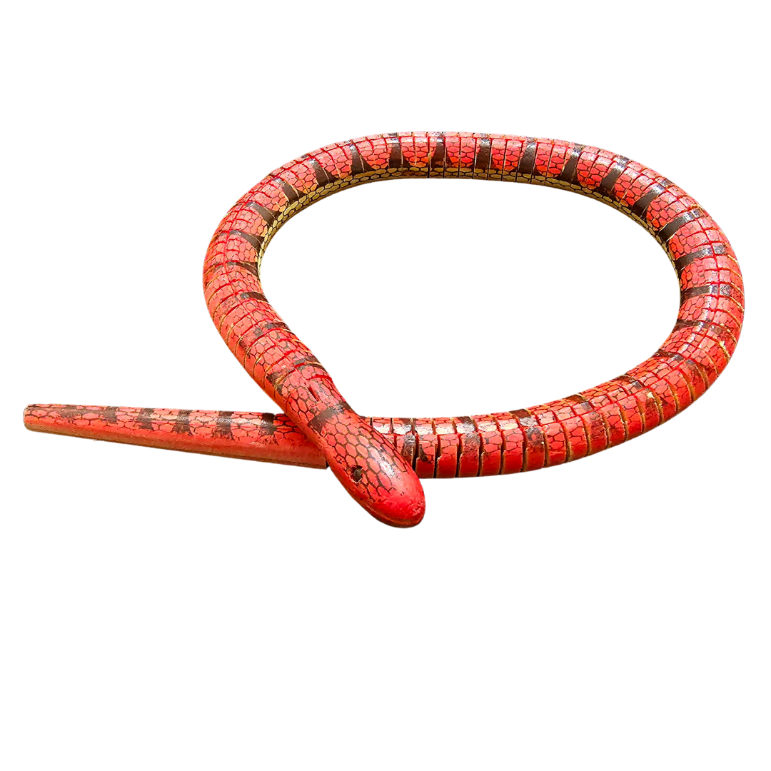 SLINKY WOODEN SNAKES - CARVED BY PERUVIAN AMAZON ARTISAN - Amazon Ecology