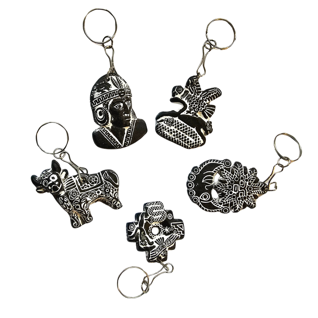 Ceramic Keychains from Peru