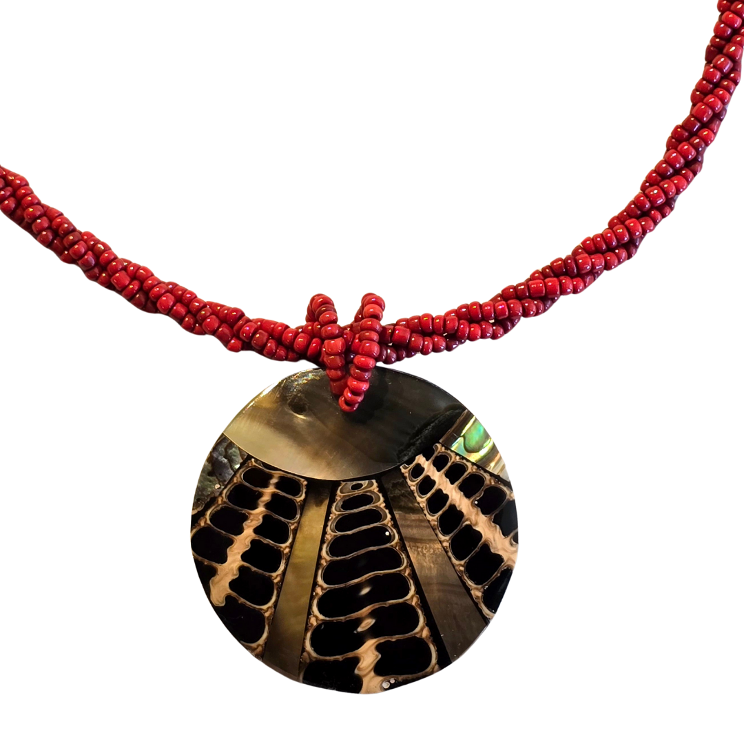 Spiral shell necklace from the Peruvian Amazon - Amazon Ecology