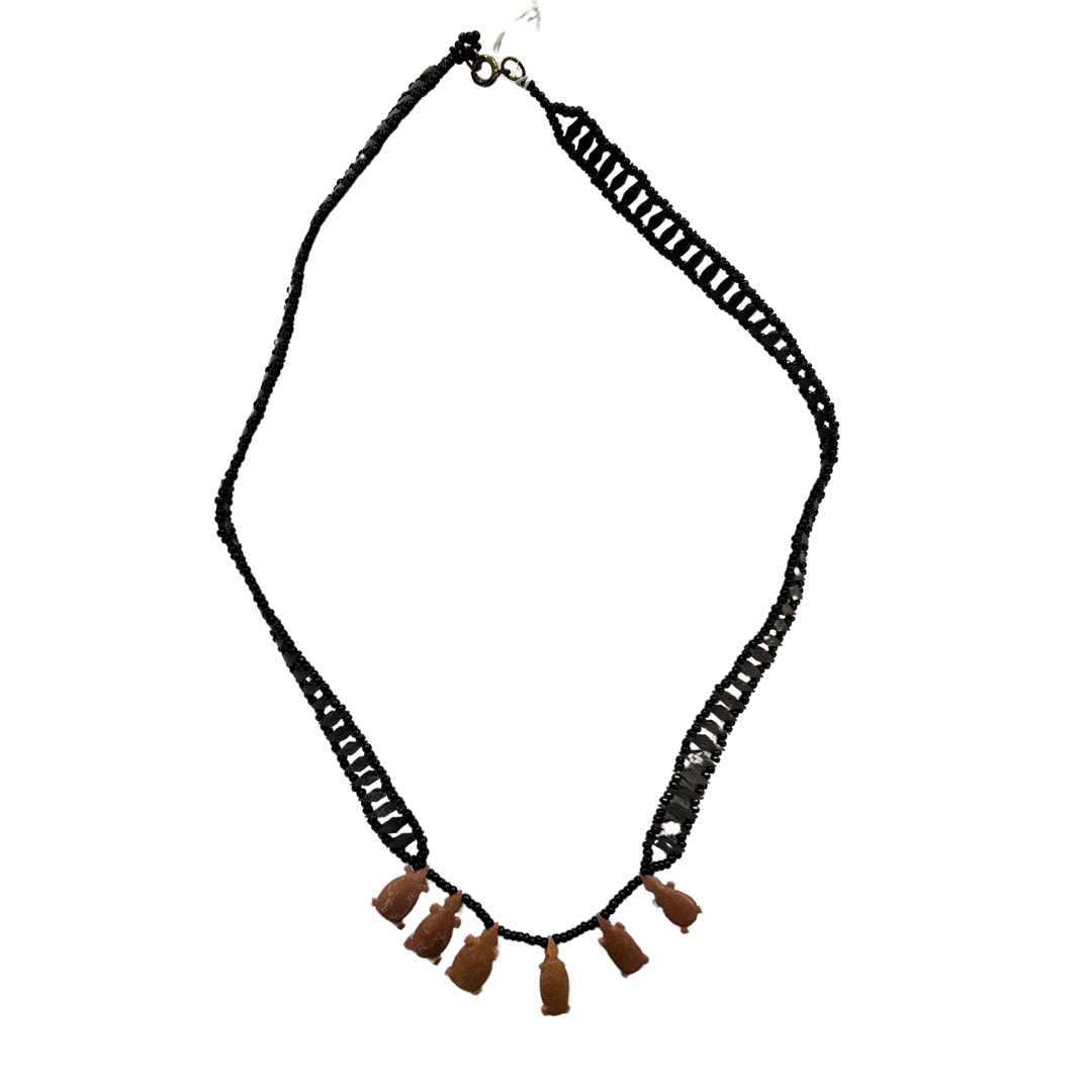 Palm nut turtle necklaces - made by native artisans from the Brazilian Amazon