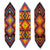 Color burst Amazon geo-design bead bracelets
