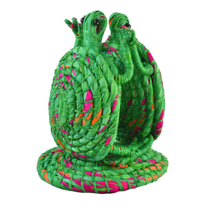 DANCING WOVEN TURTLES - DECORATION, ORNAMENT AND NAPKIN HOLDER - MADE BY PERUVIAN AMAZON ARTISAN