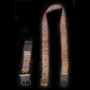 GS01B : Fair-trade hand-made Amazon guitar strap - Anaconda model