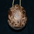 Butterfly Insect Calabash Christmas tree ornament and hand rattle