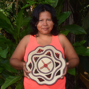 Chocolate Sundae Decorative Basket - Fair Trade and Hand Woven by Peruvian Amazon Artisan