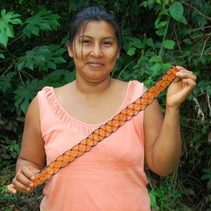 Fair-trade Hand-made Hat band - Aguaje machaco snake